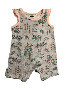 Bunny Love Summer Bamboo Romper