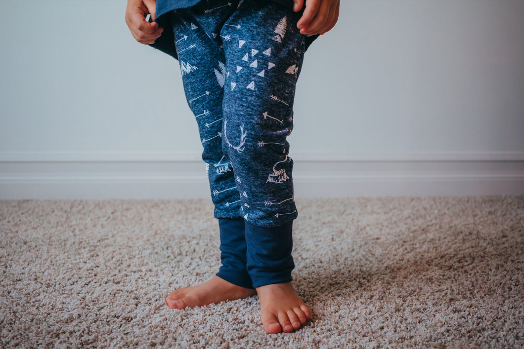 Navy Adventure Bamboo Joggers