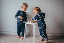 Navy Mountain Bamboo Romper