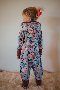 Misty Floral Bamboo Romper