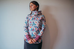 Misty Floral Mama Hoodie