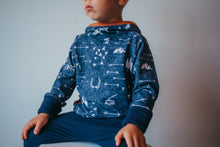 Navy Adventure Grow-With-Me Hoodie