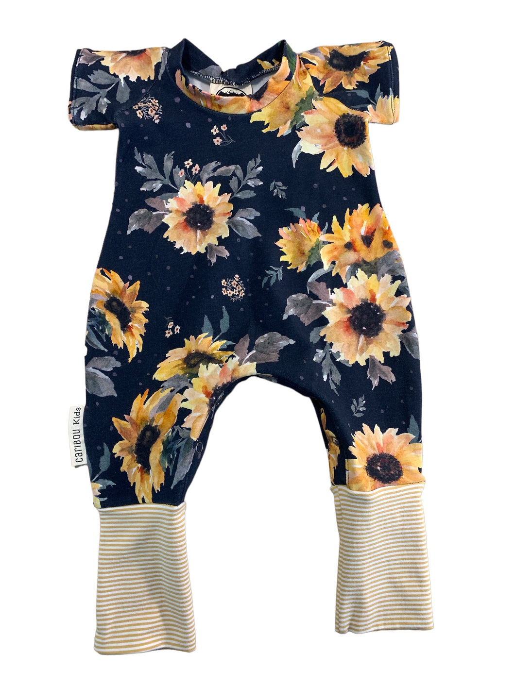 Sunflower Sleeve Romper