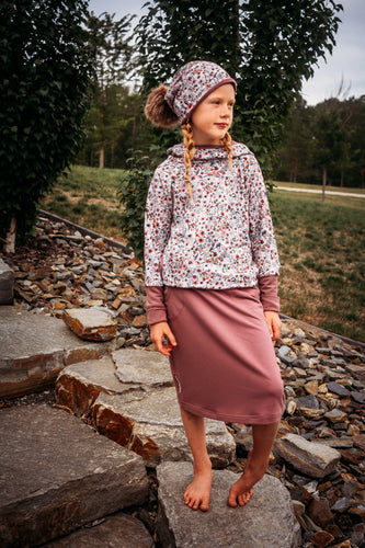 Salmon Bamboo Skirt