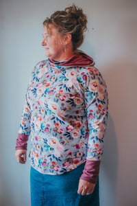 Misty Floral Mama Hoodie