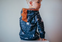 Navy Adventure Grow-With-Me Hoodie