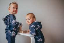 Navy Mountain Bamboo Romper