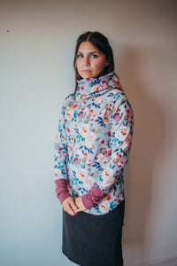 Misty Floral Mama Hoodie
