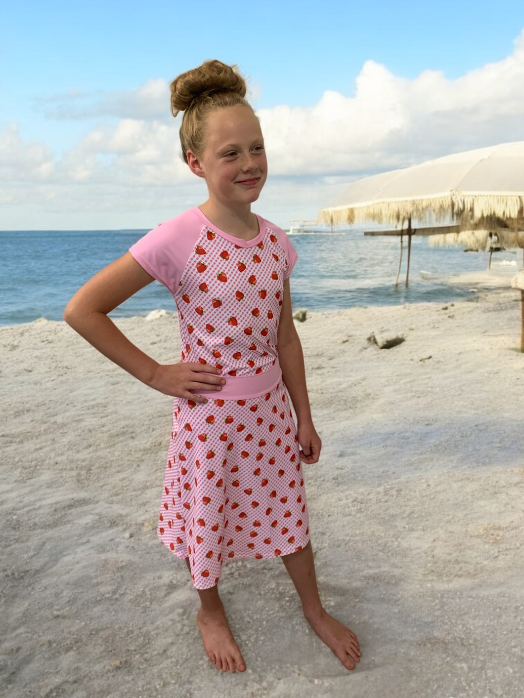 Strawberry picnic swimsuit