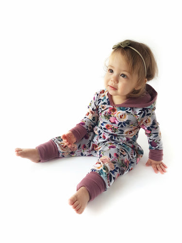 Misty Floral Bamboo Romper