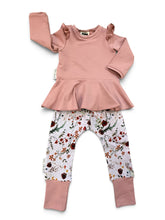 Dusty Rose Bamboo Peplum