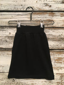 Black Bamboo Skirt